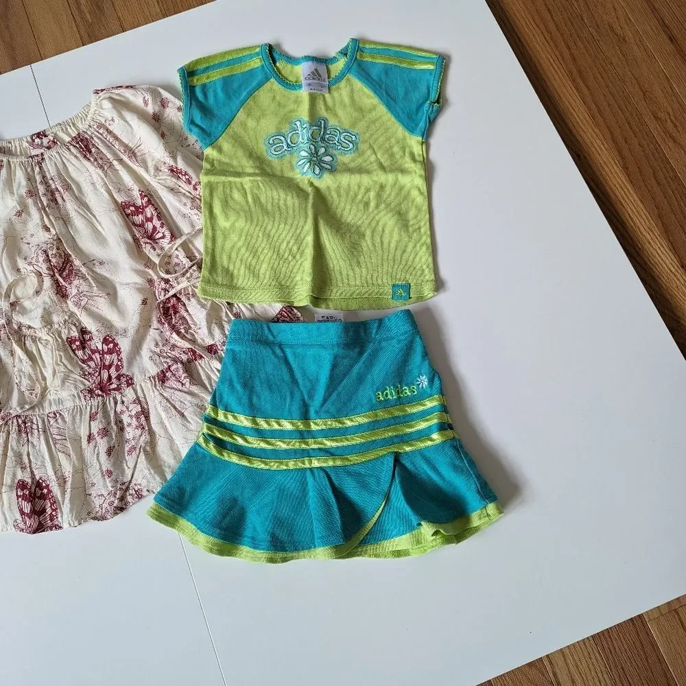 Old Navy Nike Gap Mixed Lot of 10 Shirts Romper Dress Outfits Toddler Girl 2T